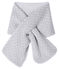 Babysjaal met fleece voering grijs SUBWAY/wit MARSHMALLOW
