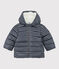 Gewatteerde bodywarmer baby blauw SMOKING/wit MARSHMALLOW