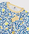 Pyjama snugfit imprimé panthère petit garçon-petite fille blanc MARSHMALLOW/blanc MULTICO