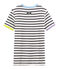 Iconisch damesshirt wit/blauw