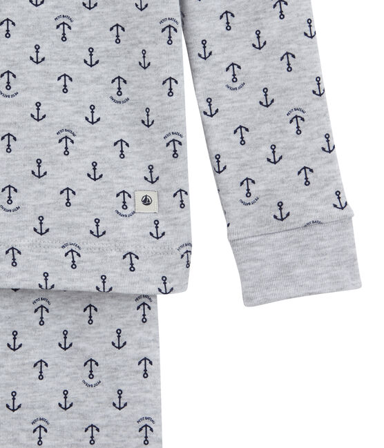 Jongenspyjama grijs POUSSIERE/blauw MEDIEVAL