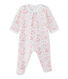 Dors bien bébé fille en tubique fleuri