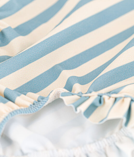 Maillot de bain 1 pièce bébé en matière recyclée MIMI/ AVALANCHE