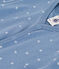 Korte playsuit van katoen voor baby's blauw BEACH/ MARSHMALLOW