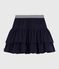 Jupe en coton enfant unie bleu SMOKING