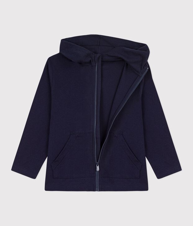 Katoenen hoodie met rits voor kinderen SMOKING
