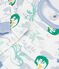 Kinderpyjama van fleece met drakenprint wit/multicouleur