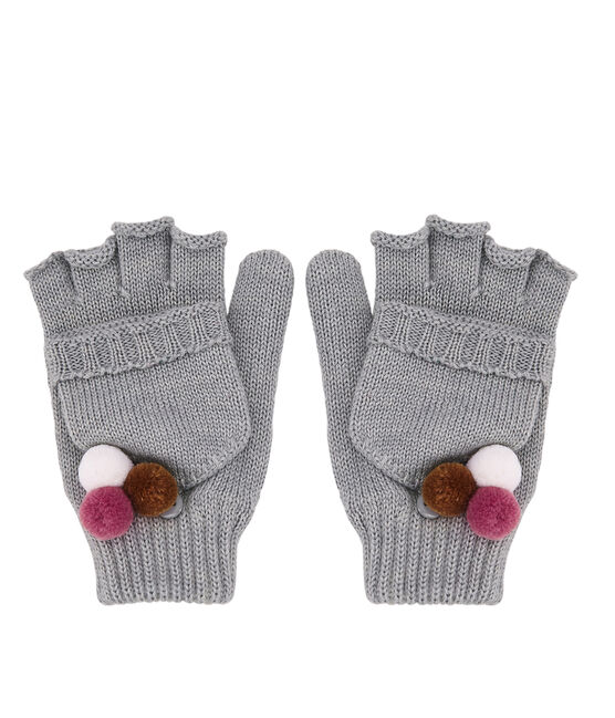 Gants fille 2-en-1 avec mitaines