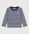 Tee-shirt manches longues en coton enfant garçon bleu MEDIEVAL/ FUMEE