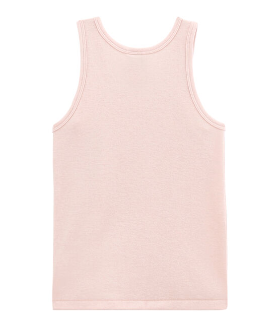 Meisjeshemdje in wol/katoen roze JOLI