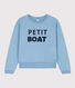 Sweatshirt van molton voor dames
