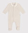 Babypyjama van velours beige MONTELIMAR CHINE