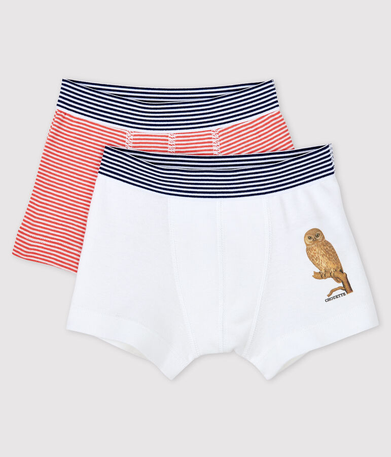 Set van 2 Petit Bateau x Deyrolle boxers voor kleine jongens Variante 1 PACK
