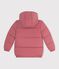 Doudoune enfant unie rose