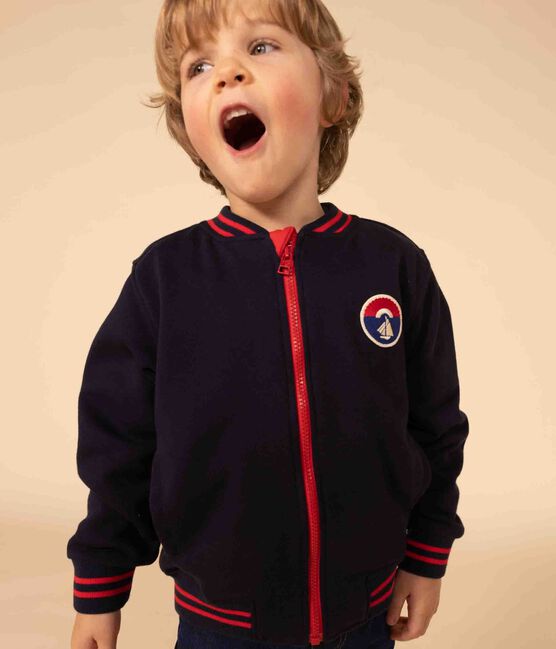 Teddy en jersey épais enfant garçon bleu SMOKING