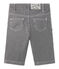 Gestreepte babybroek voor jongens blauw SMOKING/wit MARSHMALLOW