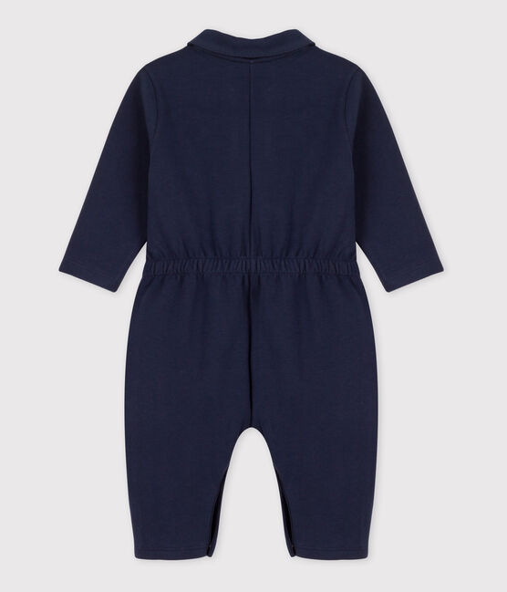 Pakje in dikke jerseystof voor baby's blauw SMOKING