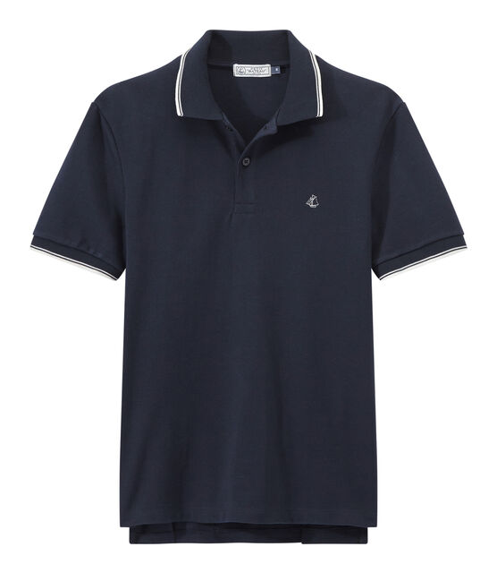 herenpolo blauw SMOKING