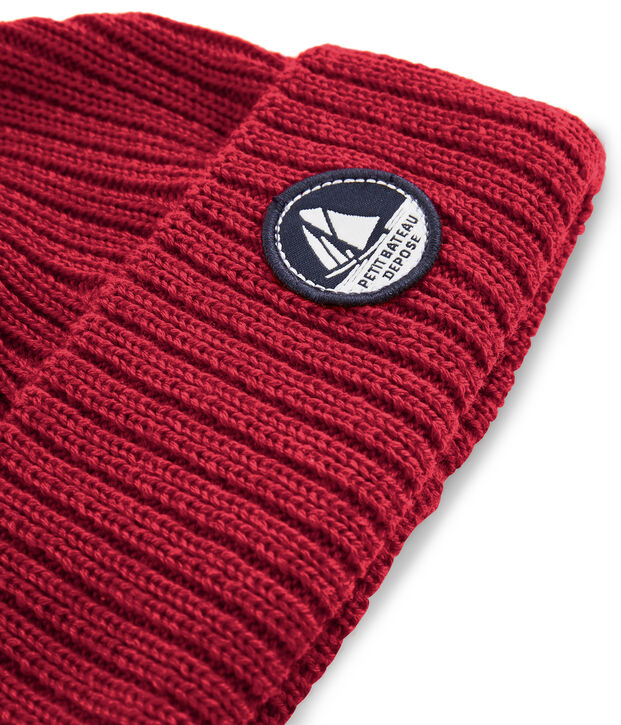 Bonnet enfant mixte rouge