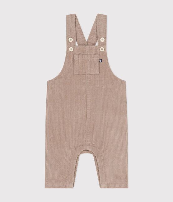 Fluwelen tuinbroek voor baby's HUITRE