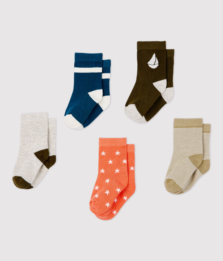 Set van 5 paar sokken multicouleur