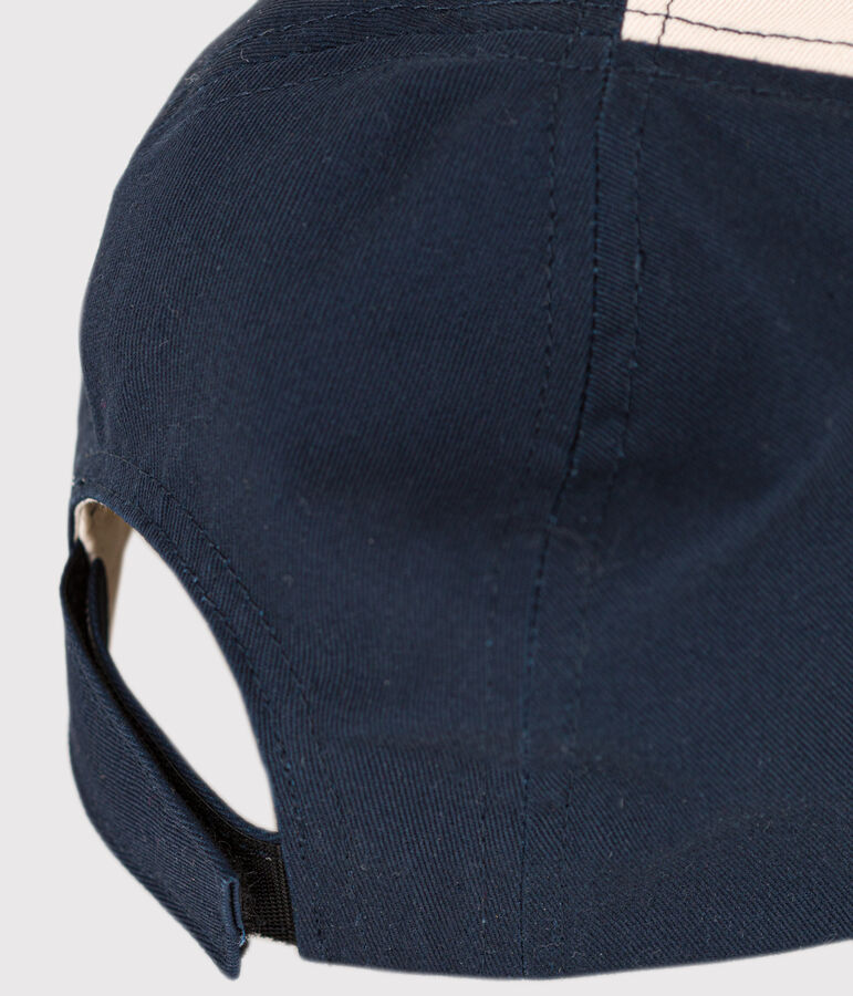 Katoenen babymuts blauw/multicouleur