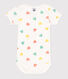 Body manches courtes en coton imprimé bébé