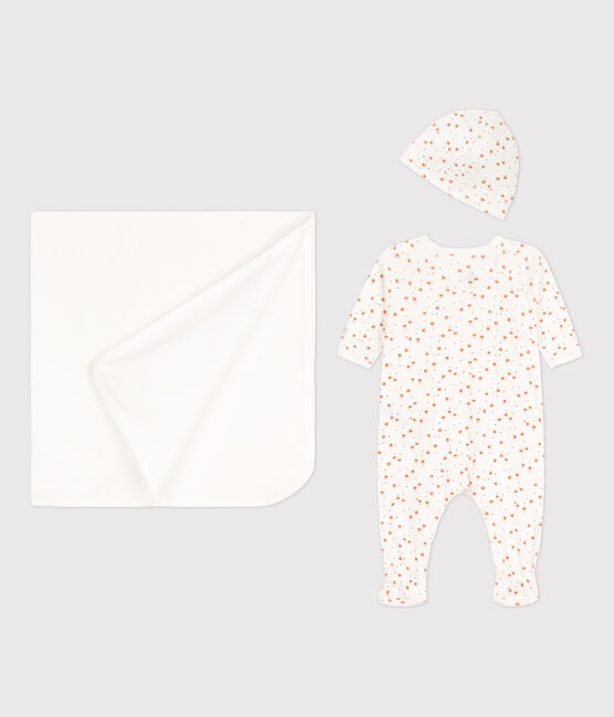 Coffret cadeau naissance bébé en coton variante 1