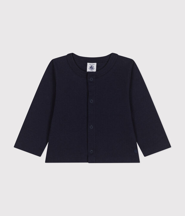 Katoenen babycardigan blauw