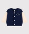 Teddy in molton voor baby's blauw MEDIEVAL/ AVALANCHE