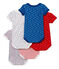 Lot de 5 bodies manches courtes bébé fille variante 1