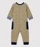 Combinaison en molleton bébé. beige JERRYCAN/ MULTICO