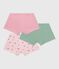 Lot de shorties enfant en coton imprimé fleurs variante 1
