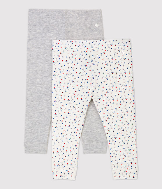 Lot 2 leggings en coton bébé. variante 2