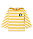 T-shirt lange mouwen met streep babyjongen