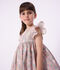 Robe sans manches enfant en coton imprim&eacute;e fleurs bleu/multicouleur