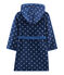 Robe de chambre enfant en polaire bleu MEDIEVAL/blanc MARSHMALLOW