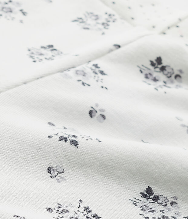 Bas de pyjama fille Mix & Match blanc/gris/multicouleur