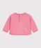 Katoenen sweatshirt met diertjesprint voor baby's roze