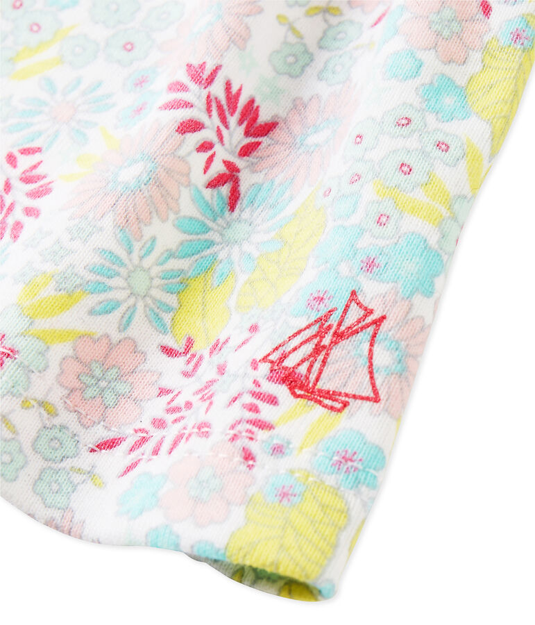 T-shirt b&eacute;b&eacute; fille imprim&eacute; wit/multicouleur