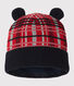 Bonnet bébé garçon doublé polaire