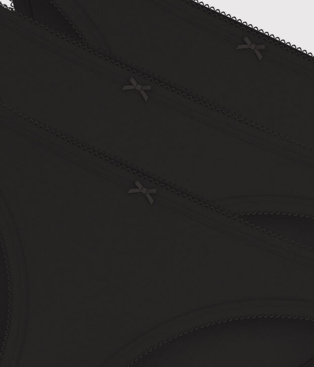 Lot 3 culottes en coton fin Femme multicouleur