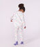 Kinderpyjama van fleece met drakenprint wit/multicouleur