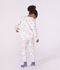 Pyjama enfant en molleton imprim&eacute; dragons blanc/multicouleur