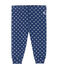 Legging met dessin voor babymeisjes blauw MEDIEVAL/wit MULTICO