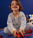 Kinderpyjama van velours met raketjesprint