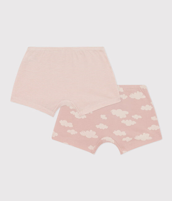 Set van 2 'Le Touquet' shorty's voor meisjes in katoen variante 1