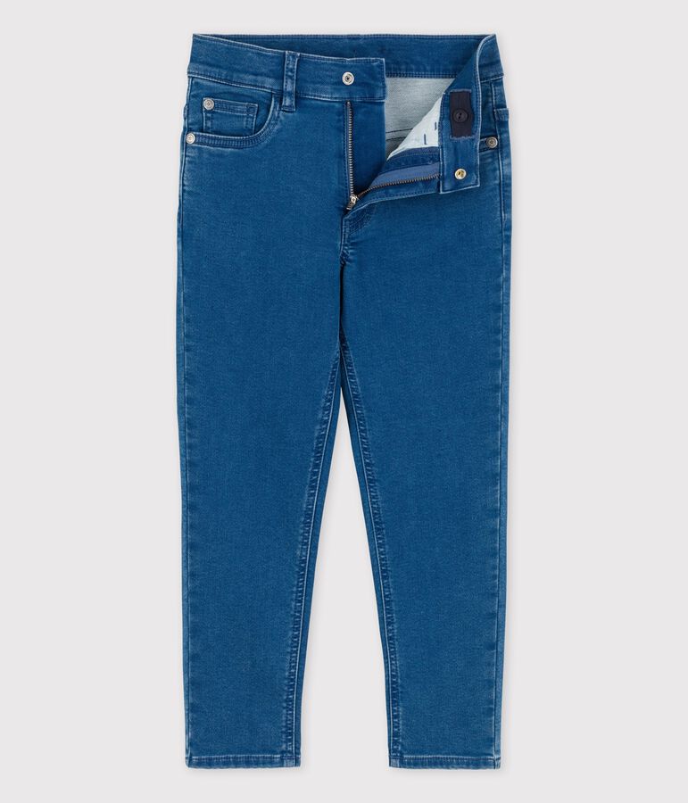Pantalon denim responsable regular enfant gar&ccedil;on bleu