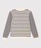 Katoenen matrozentrui voor dames wit AVALANCHE/blauw SMOKING