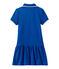 Meisjesjurk met korte mouwen blauw PERSE